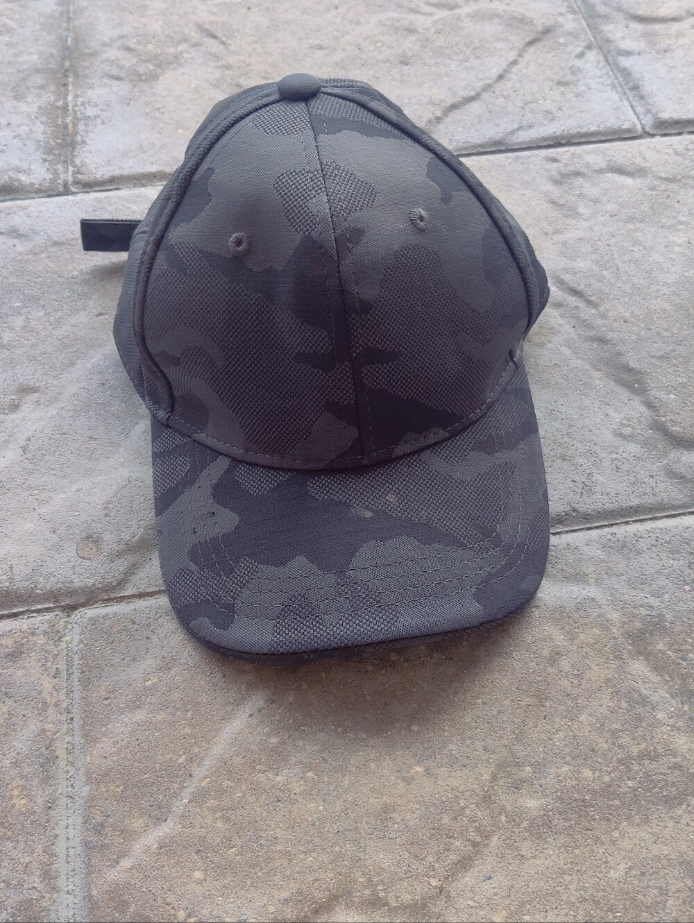 Unisex Black/Gray Camo Baseball Cap